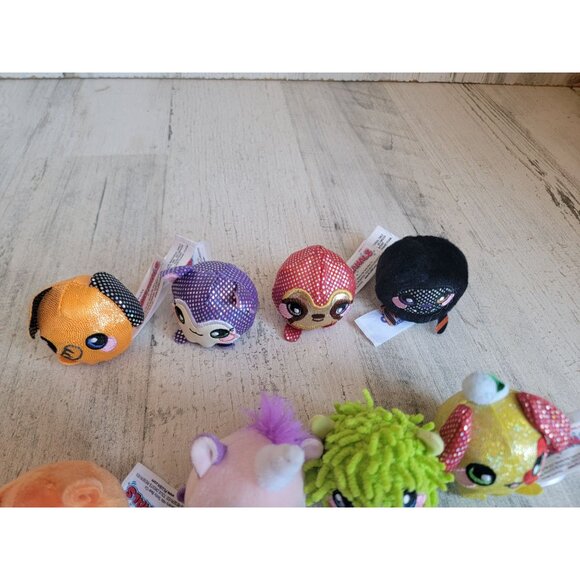 Squeezeamals elephant sloth dog unicorn Mini plush set toy - Picture 4 of 5